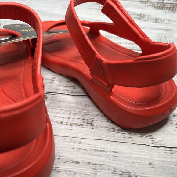 Teva Hurricane Drift Sandals Women’s 11 Firey Red Eva Water Sandals NEW - Picture 7 of 8